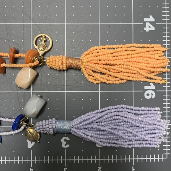 Chico’s fringe pendant necklaces - set of 2 - Picture 4 of 4